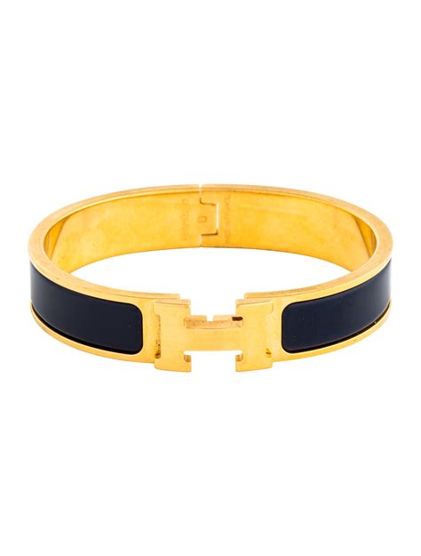 hermes men bracelet gold and black|hermes gold bangle bracelet.